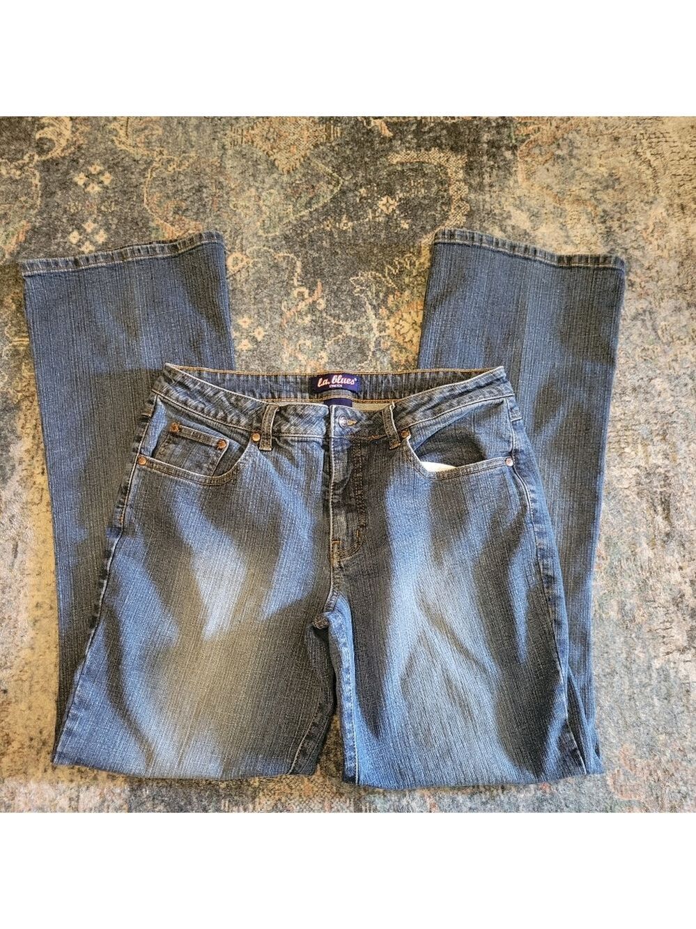 Vintage L.A. Blues High Rise Bootcut Jeans - Size 10 - Dark Wash Denim